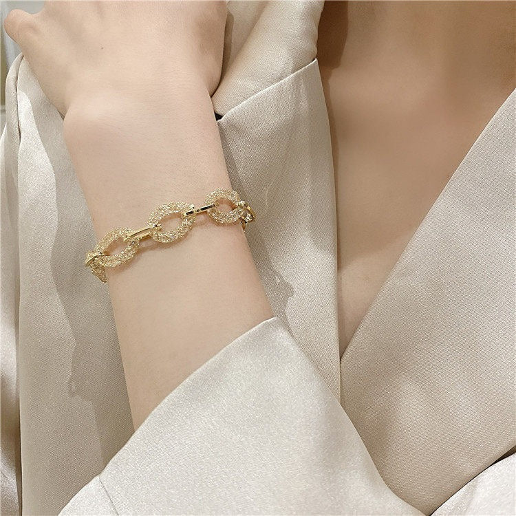 Ins Metal mesh bracelet