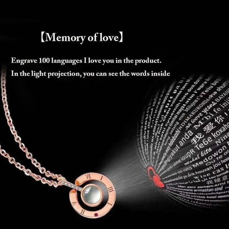 100 I love you pendant