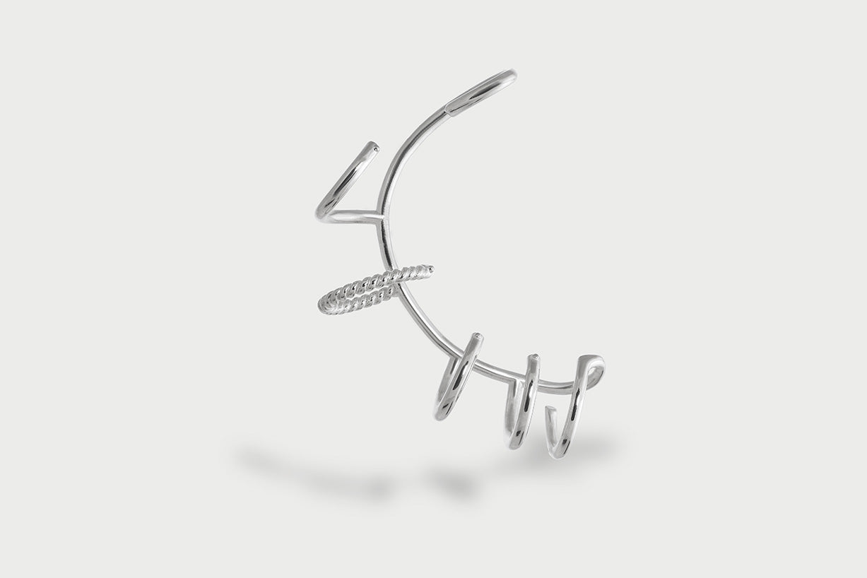 Multi Hoops Ear Cuff