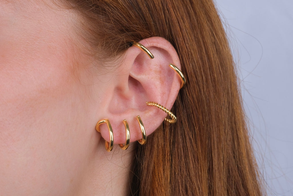 Multi Hoops Ear Cuff