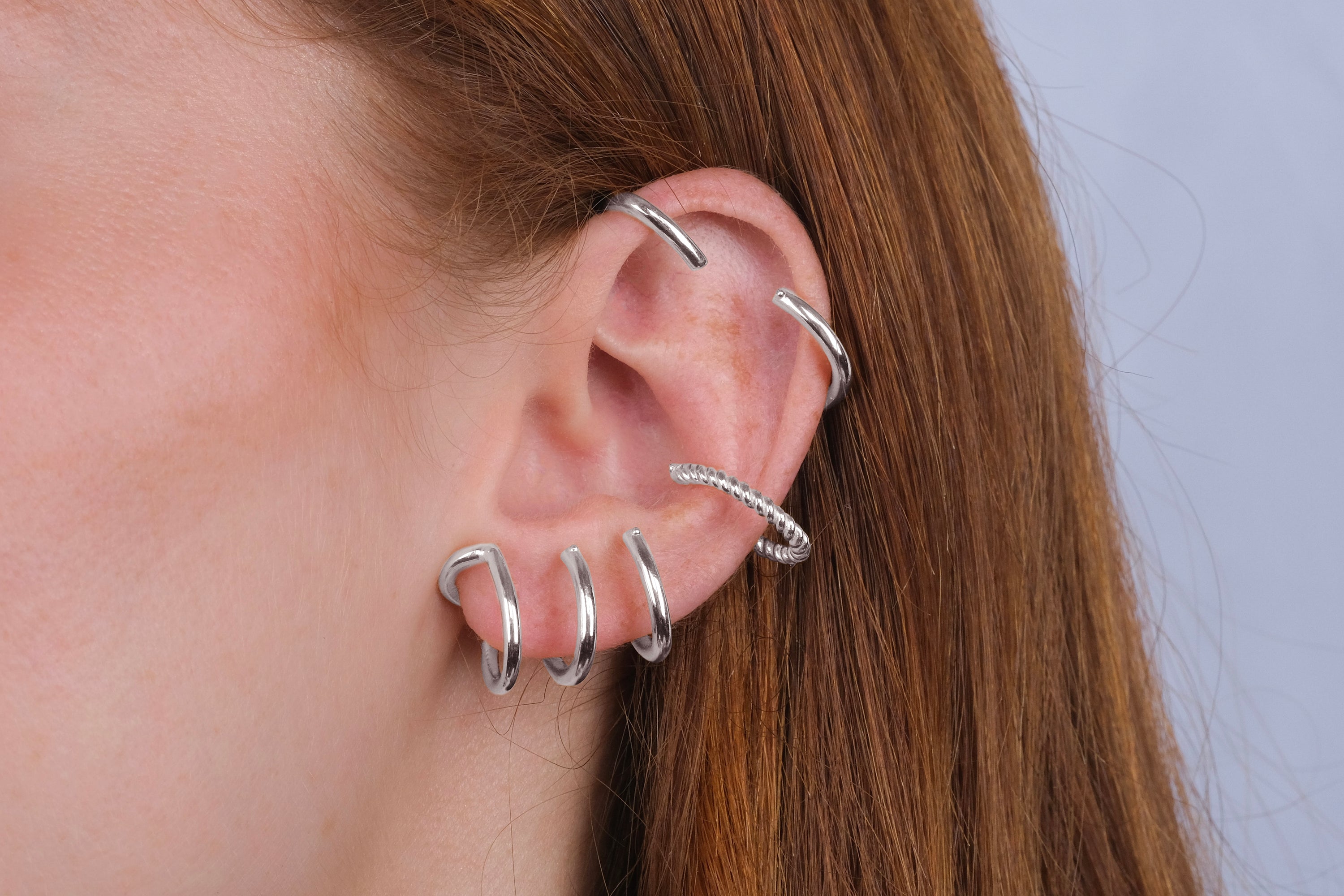 Multi Hoops Ear Cuff