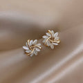 Opal Petal Earrings