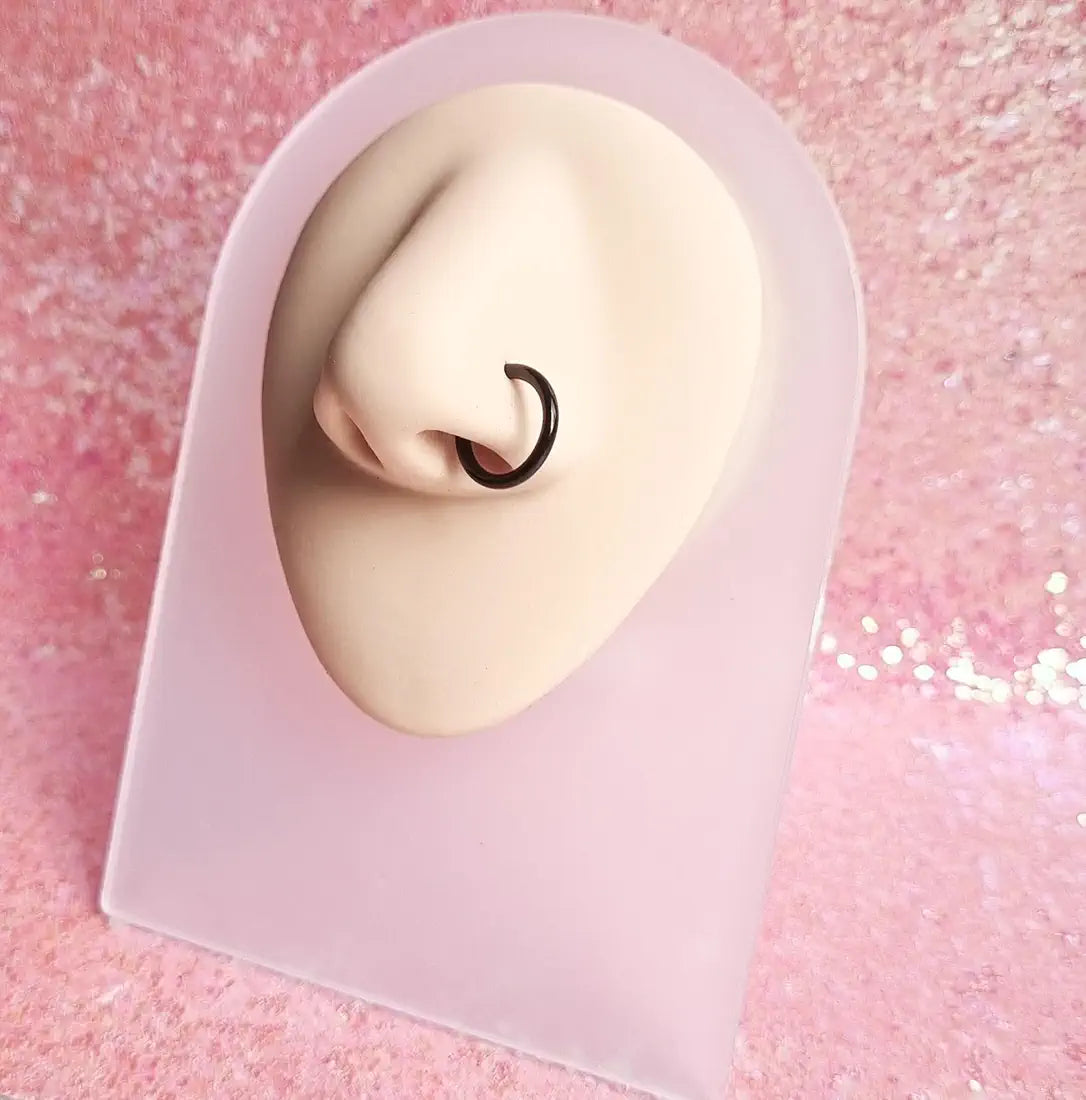 Retractable Hoop Nose/Lip/Earrings