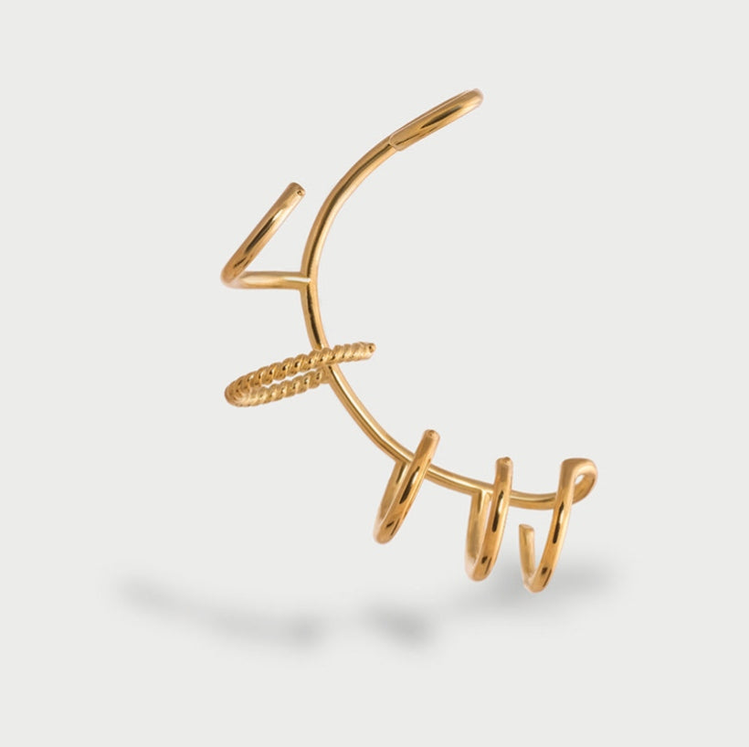 Multi Hoops Ear Cuff