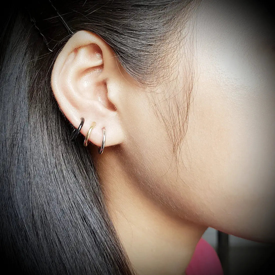 Retractable Hoop Nose/Lip/Earrings