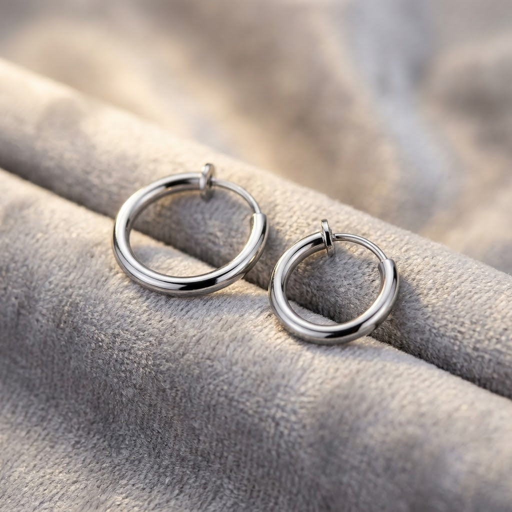 Retractable Hoop Nose/Lip/Earrings