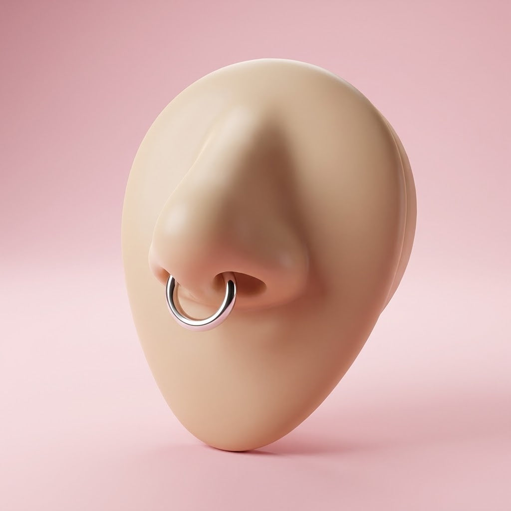 Retractable Hoop Nose/Lip/Earrings