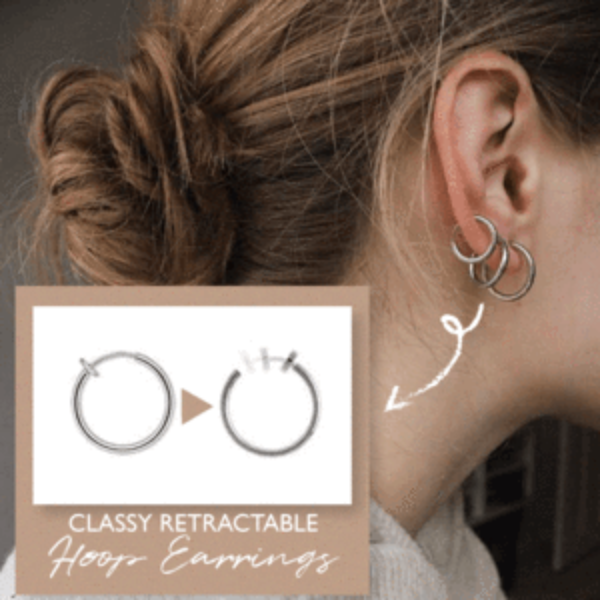 Retractable Hoop Nose/Lip/Earrings